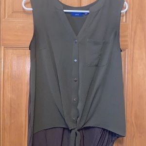 APT 9 Olive Dress Tank